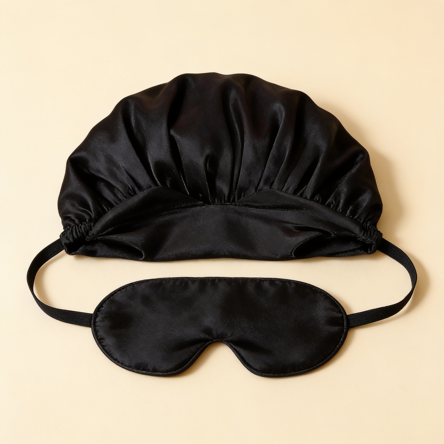 Aurelani — Silk Sleep Bonnet with Eye Mask